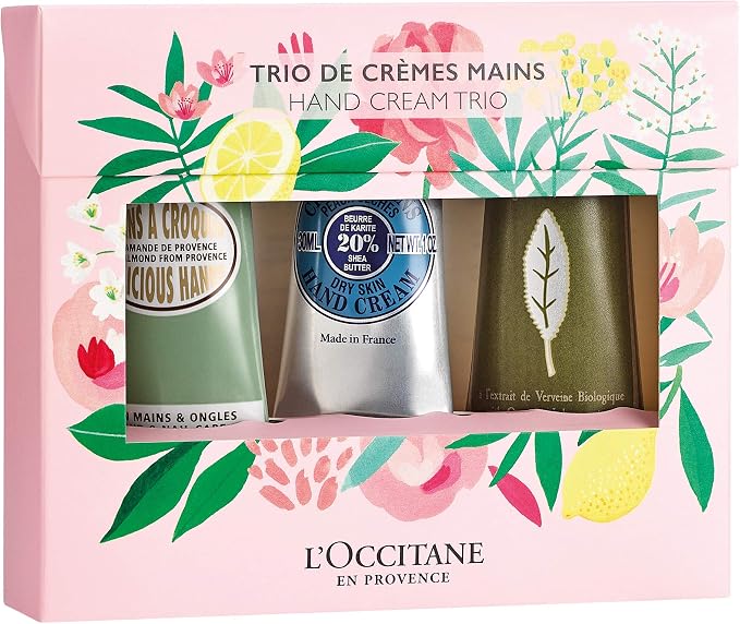 loccitane欧舒丹护手霜三件套富含乳木果油适合干性双手